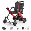Paiseec W1 2-in-1 Electric Wheelchair for Adults, Easy Folding for Travel