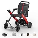 Paiseec W1 2-in-1 Electric Wheelchair for Adults, Easy Folding for Travel