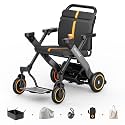Paiseec W1 2-in-1 Electric Wheelchair for Adults, Easy Folding for Travel