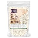 Paiya Organics White Sesame Seeds Raw &amp; Dehulled Safed til -Nutrient-Rich Superfood Great for Baking, Laddu, Cooking and Health 400gm