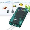 PAIZOO Aquarium Air Pump, Quiet Rechargeable Fish Tank Aerator Dual Outlets