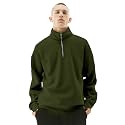 Fleece Half Zip High Neck Loose Fit