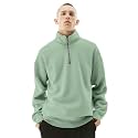 Fleece Half Zip High Neck Loose Fit