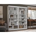 Palace Imports 12-Tier White Solid Wood Bookcase - 64" Wide Wooden Bookshelf, Modular Cabinets with Adjustable Shelves - 71.5" Tall Bookcases for Living Room - 100% Eco-Friendly Wood