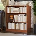 Palace Imports Solid Wood Bookcase - 3-Tier Floor Standing Bookshelf - 36" Short Storage Shelf, 32” W - Mocha, Display Furniture for Living Space, Renewable 100% Eco-Friendly Wood, Made in Brazil