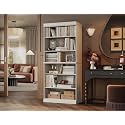 Palace Imports Solid Wood Bookcase - 6-Tier Floor Standing Bookshelf - 71.5" H x 32" W - Off White, Tall Bookcase - 100% Eco-Friendly Wooden Storage Shelf for Living Room - Modular Cabinets