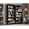 Palace Imports Solid Wood Bookcase - 64" Wide Wooden Book Shelf - 12-Tier Espresso Bookshelf, Modular Cabinets with Adjustable Shelves - 71.5" Tall Bookcases for Living Room - 100% Eco-Friendly Wood