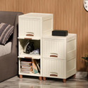 PALAK 5 Layer Foldable Cabinet Plastic Cupboard