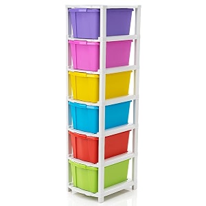 palak 6 xl plastic modular drawer system for home office hospital parlor school doctors home and kids product dimension when assembeled 31cmx39cmx116cm 6xl multi-colour multi