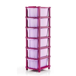 palak drawer multipurpose drawer plastic modular chest storage organizer home office parlor school doctors home amp kids 6xl purple