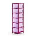 PALAK Drawer Multipurpose Drawer Plastic Modular Chest Storage Organizer Home, Office, Parlor, School, Doctors, Home &amp; Kids (6XL, PURPLE)