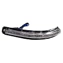 PALAUTOLIGHTS Side Mirror LED Turn Signal Indicator Light compatible with Hyundia I20 Elite indicator-Left Side, Transparent
