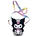PALAY®Kuromi Purse for Girls, Kawaii Small Bag for Girls Silicone Girl Purse Mini Bag Cartoon Cute Bags for Girl Daily Casual Coin Purse Phone Pouch Fashion Sling Bag for Kids 4.33 * 5.9 * 1.57 Inch