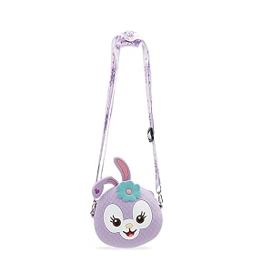 palay silicone sling bag for girls kids mini purple cartoon shoulder purse