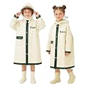 PALAY Raincoat for Kids Waterproof Hooded Raincoat