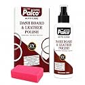PALCO Dashboard & Leather Polish 100ml with Sponge (Pack of 1) All in One Car Polish Spray Interior Cleaner, Restores Shine for Dashboard, Leather Seats & Panels Bike Polish for Shining