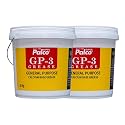 PALCO GP-3 Grease 5KG (Pack of 2) General Multipurpose Water Resistant &amp; Chassis Bearing Calcium Base Grease for Car Machinery Industrial Agricultural Bike Chain Lube NLGI-3 Long Lasting Lubricant