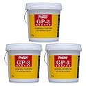 PALCO GP-3 Grease 5KG (Pack of 3) General Multipurpose Water Resistant &amp; Chassis Bearing Calcium Base Grease for Car Machinery Industrial Agricultural Bike Chain Lube NLGI-3 Long Lasting Lubricant