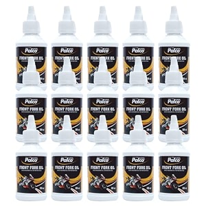 palco pal front fork oil  suspension fork fluid  shock absorber oil for comfortable ride  superior damping performance and long-lasting suspension oil 350 ml pack of 15
