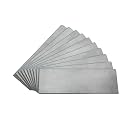 Palisade 22.8 in. x 7.31 in. Vinyl Wall Tiles in Frost Nickel (10 Pack)