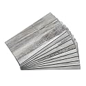 Palisade 23.2 in. x 11.1 in. Vinyl Wall Tiles in Louvre Granite (10 Pack)