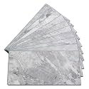 Palisade 23.2 in. x 11.1 in. Vinyl Wall Tiles in Silver Lake (10 Pack)