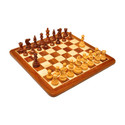 Palm Royal Handicrafts 18x18 inches Wooden Chess Board Set with 3.75 inches CHESSMEN made of Rosewood 11 cm Chess Board