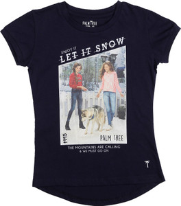 Palm Tree Baby Girls Casual Cotton Blend
