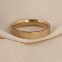 PALMONAS Vintage Gold Band Ring for Mens