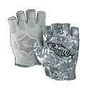 Palmyth Stubby UV Fishing Gloves Sun Protection Fingerless Glove Men Women UPF 50+ SPF for Kayaking, Paddling, Canoeing, Rowing, Driving