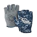 Palmyth Stubby UV Fishing Gloves Sun Protection Fingerless Glove Men Women UPF 50+ SPF for Kayaking, Paddling, Canoeing, Rowing, Driving