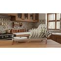 Palomino Kitchen Rack Wall Mount Kitchen Dish Rack Plate Cutlery Stand/Kitchen Utensils Rack/Modern Storage Rack- 6x21 inch