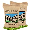 Palouse Brand Certified Glyphosate Residue Free Green Split Peas | 10 lb (2-5 lb bags) | Non-GMO | Kosher