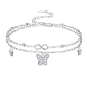 Palpitate Animal Bracelet 925 Sterling Silver Cute Animal Lover Jewelry Gifts for Women Daughter Her Adjustable