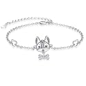 Palpitate Animal Bracelet 925 Sterling Silver Cute Animal Lover Jewelry Gifts for Women Daughter Her Adjustable