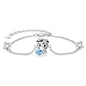 Palpitate Animal Bracelet 925 Sterling Silver Cute Animal Lover Jewelry Gifts for Women Daughter Her Adjustable
