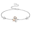 Palpitate Animal Bracelet 925 Sterling Silver Cute Animal Lover Jewelry Gifts for Women Daughter Her Adjustable