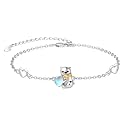 Palpitate Animal Bracelet 925 Sterling Silver Cute Animal Lover Jewelry Gifts for Women Daughter Her Adjustable