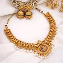 Pamadhya Copper Gold-plated Multicolor Jewel Set (Pack of 1)