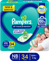 Pampers All round protection NBXS Pant Diapers