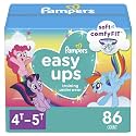 Pampers Easy Ups Training Pants Girls and Boys, 4T-5T (Size 6), 86 Count, Giant Pack