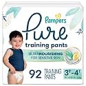 Pampers Pure Protection Training Underwear, Unisex, Size 3T4T, 92 Count, Premium, Hypoallergenic, Soft, Absorbent