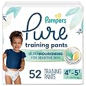 Pampers Pure Protection Training Underwear, Unisex, Size 4T5T, 52 Count, Premium, Hypoallergenic, Soft, Absorbent