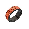 PAMTIER Unisex Spinner Unique NBA Basketball Baseball Rugby Soccer Ring