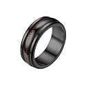 PAMTIER Unisex Spinner Unique NBA Basketball Baseball Rugby Soccer Ring