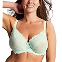 Panache Ana Lace Plunge Underwire Bra (9396),28J,Mint Green