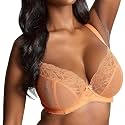 Panache Ana Plunge Bra – Underwire Full-Bust Bra with Stretch Lace &amp; Lift