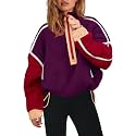 Panadila Womens Half Zip Fleece Pullover Sherpa Jacket