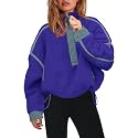 Panadila Womens Half Zip Fleece Pullover Sherpa Jacket