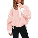 Panadila Womens Half Zip Fleece Pullover Sherpa Jacket